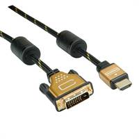 ROLINE GOLD Monitorkabel DVI (24+1) - HDMI, ST/ST, 7,5 m