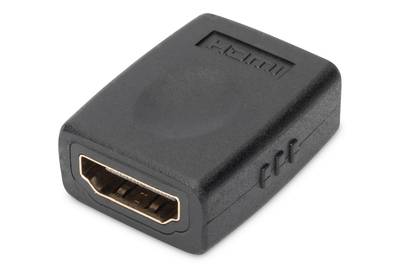 Digitus AK-330500-000-S HDMI Adapter [1x HDMI-Buchse - 1x HDMI-Buchse] Schwarz