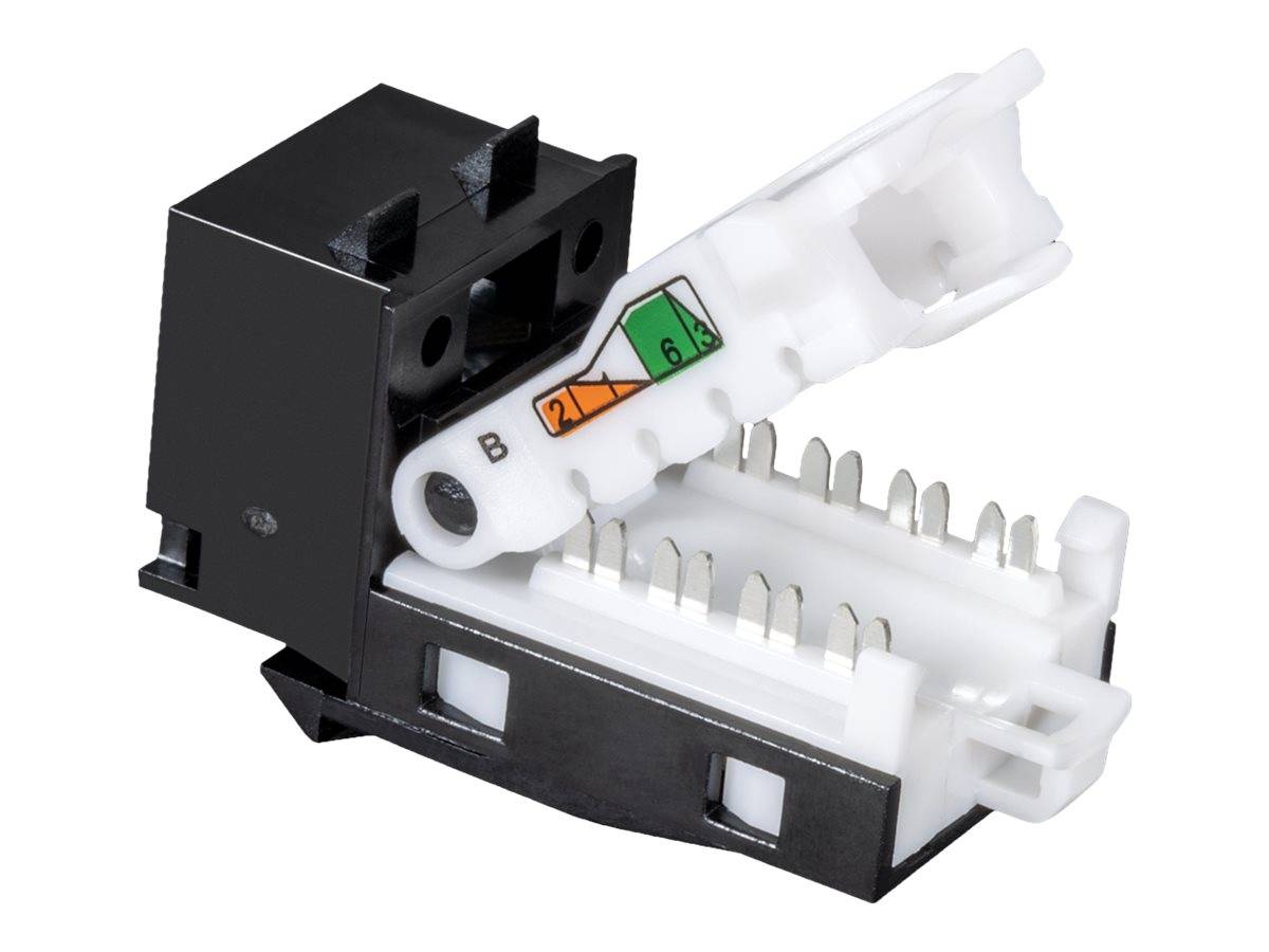 TRENDnet TC-K25C6BK Cat6 RJ-45 Keystone, 25er Pack schwarz, schwarz