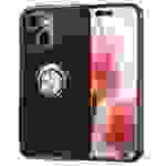 Hülle mit Ring für iPhone 15 Plus Silikon Handyhülle Case Schutz Cover Ringhülle