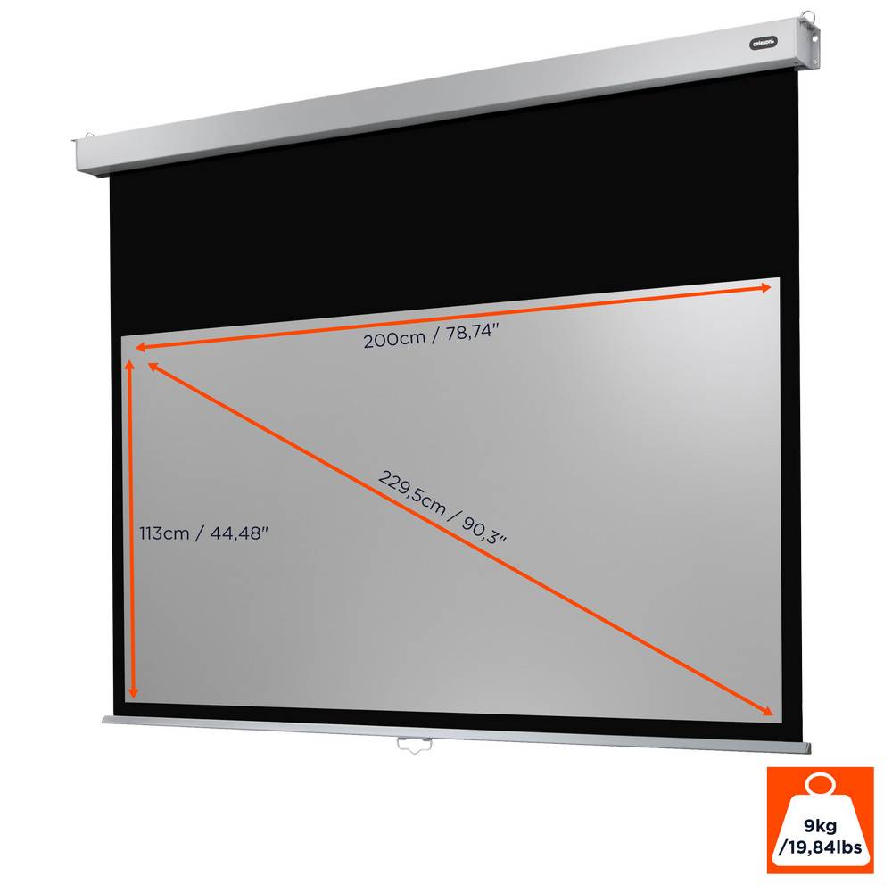 Celexon Rollo Professional Plus 1090787 Rolloleinwand 200 x 113 cm Bildformat: 16:9