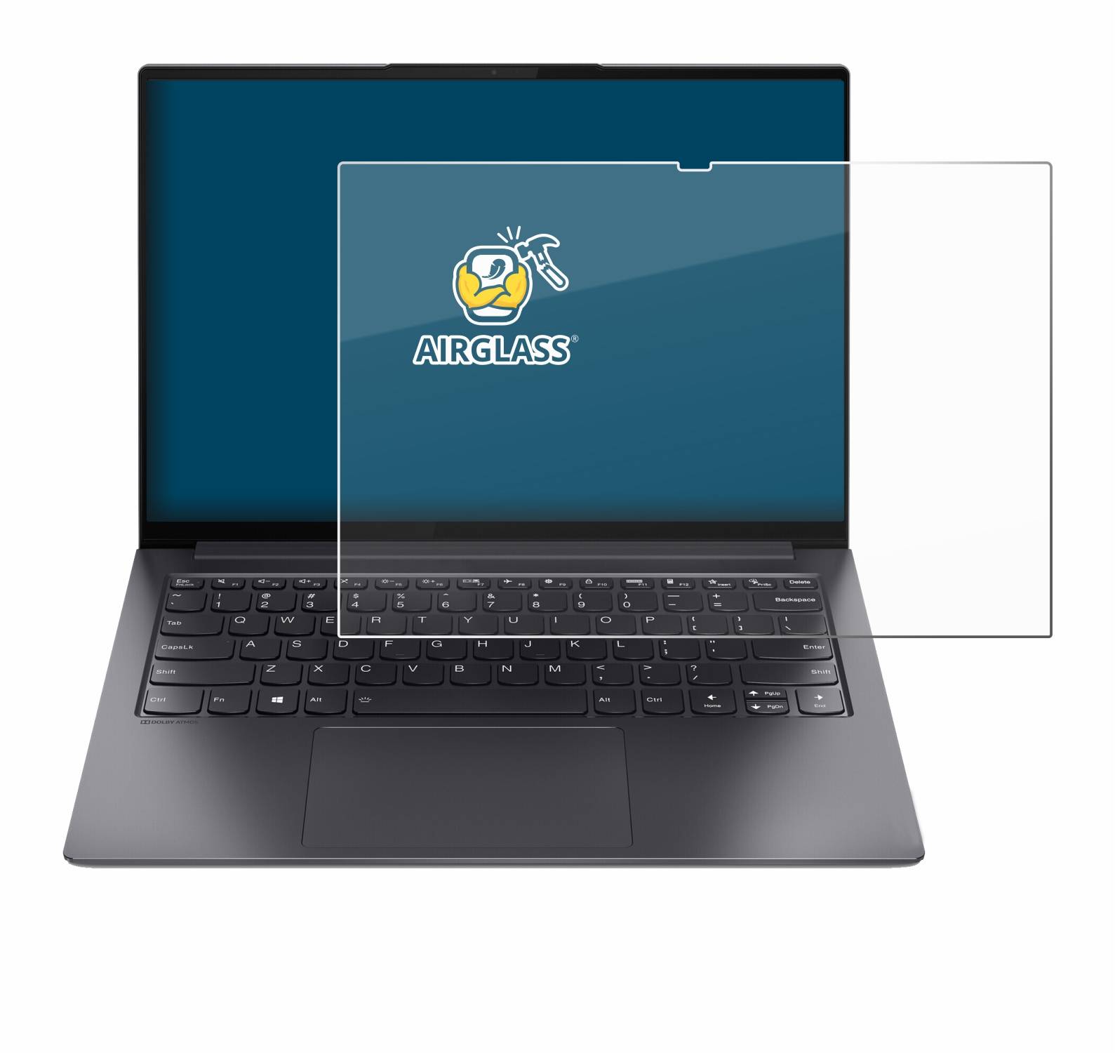 BROTECT AirGlass Schutzglas Folie für Lenovo Yoga Slim 7 Pro