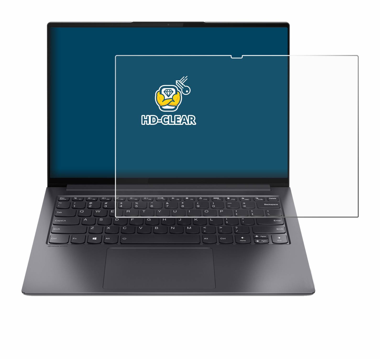 BROTECT Schutzfolie für Lenovo Yoga Slim 7 Pro 14" Folie Klar Transparent