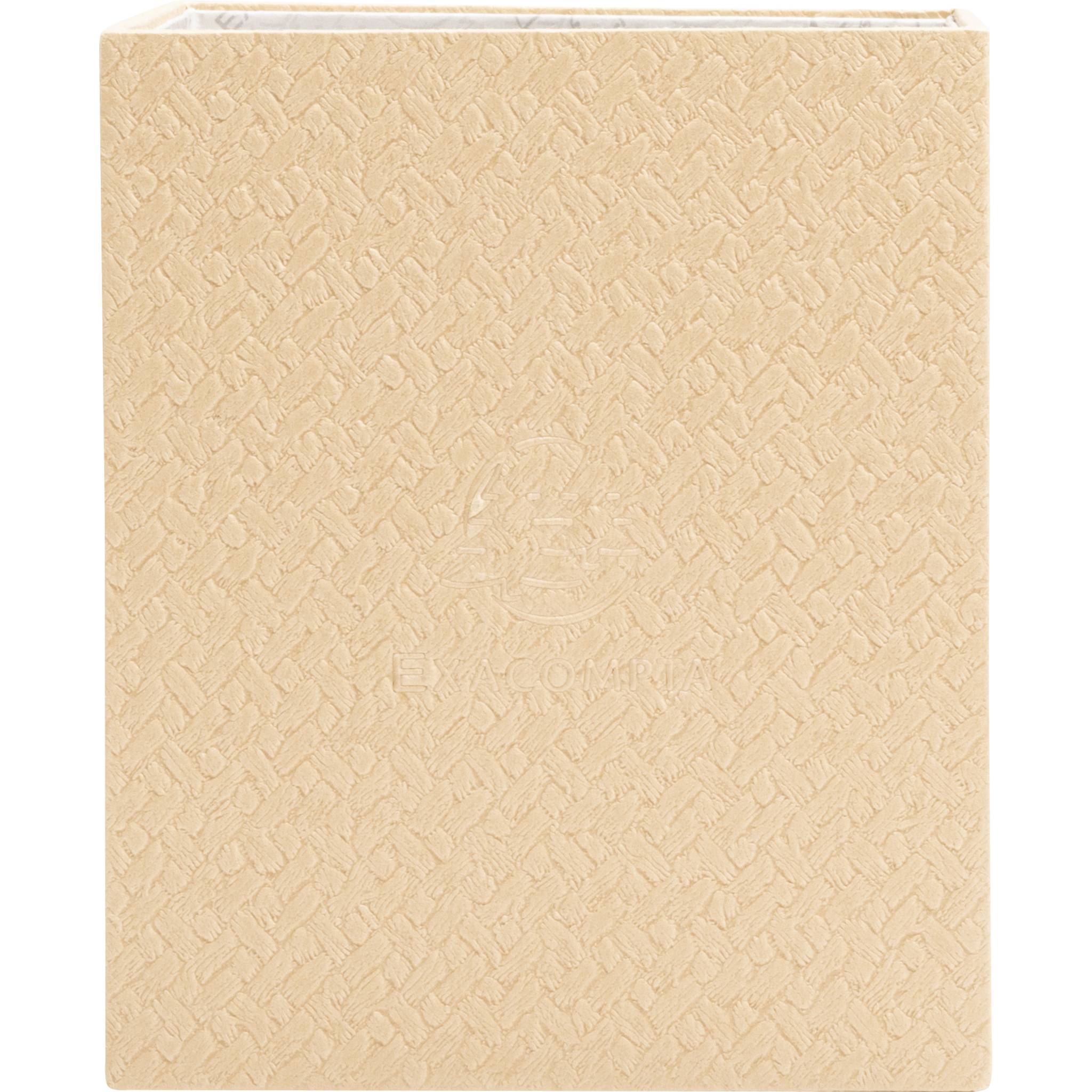 Exacompta 8x Stifteköcher, 3 Fächer, 10,7x9x9 cm, Office by me - Beige - 67602E