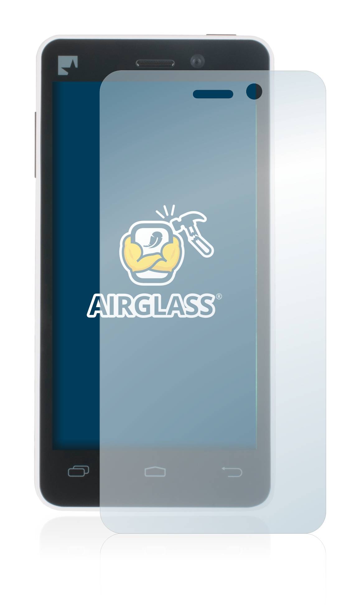 BROTECT AirGlass Flexible Schutz Glas Folie für Fairphone FP1 Klar Transparent