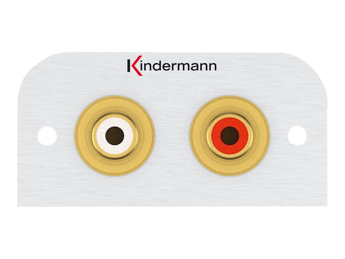 Kindermann Konnect 54 alu - Modulares Faceplate-Snap-In