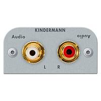 Kindermann Konnect 54 alu - Modulares Faceplate-Snap-In