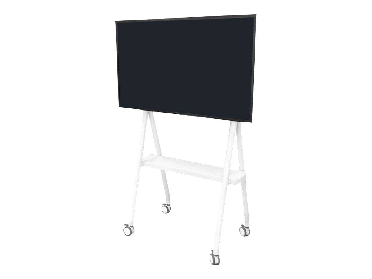 Neomounts NS-M1500WHITE TV-Rollwagen 81,3cm (32") - 165,1cm (65") Neigbar, Bodenständer