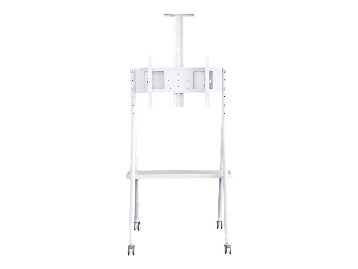 Neomounts NS-M1500WHITE TV-Rollwagen 81,3cm (32") - 165,1cm (65") Neigbar, Bodenständer