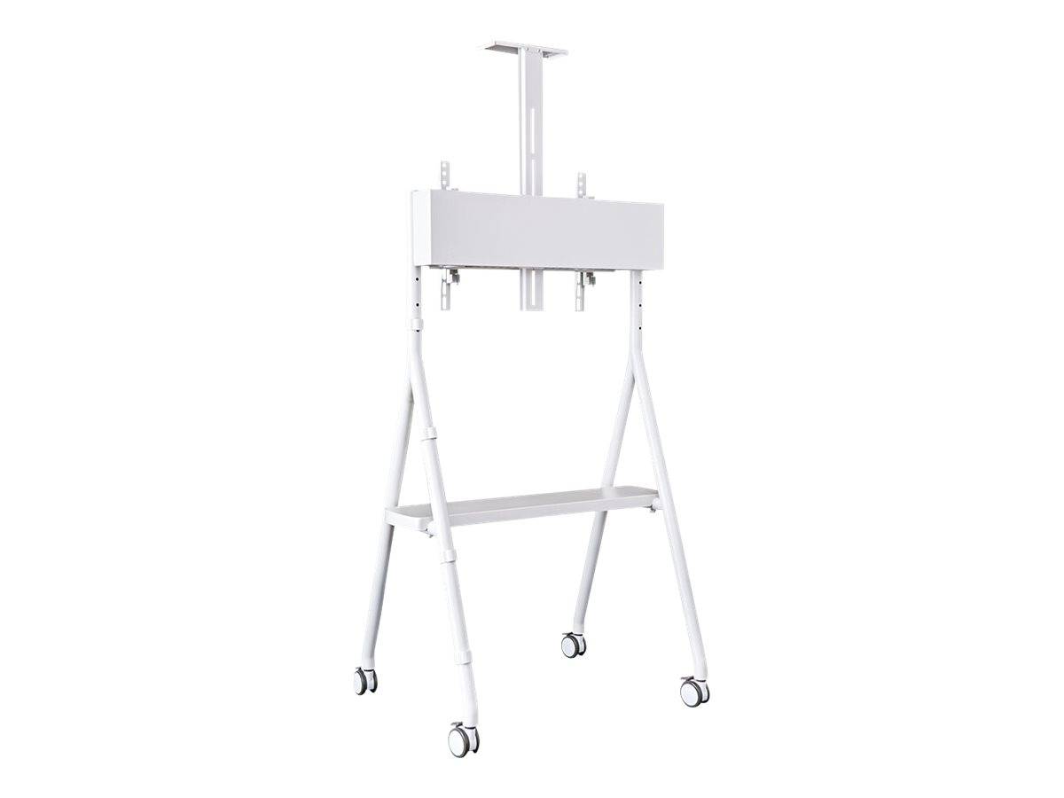 Neomounts NS-M1500WHITE TV-Rollwagen 81,3cm (32") - 165,1cm (65") Neigbar, Bodenständer