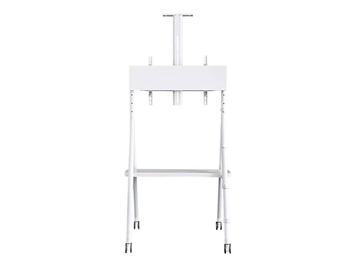 Neomounts NS-M1500WHITE TV-Rollwagen 81,3cm (32") - 165,1cm (65") Neigbar, Bodenständer
