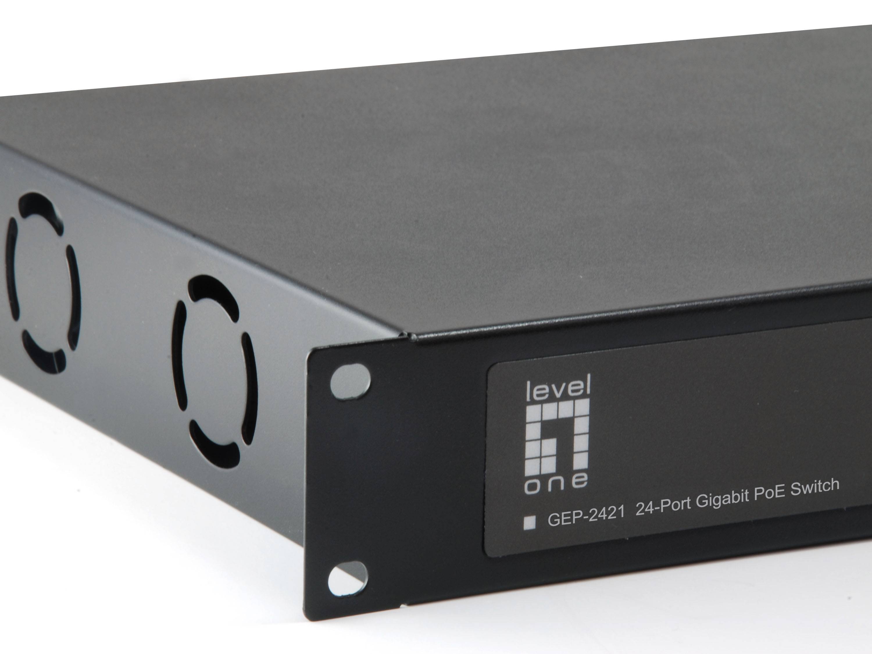 LevelOne GEP-2421W150 - Switch - 24 x 10/100/1000 (PoE)