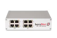 beroNet 8 BRI VoIP Gateway, Grau, 1U, Wandmontage, G.165, G.168, G.711, G.723.1, G.726, G.729A,