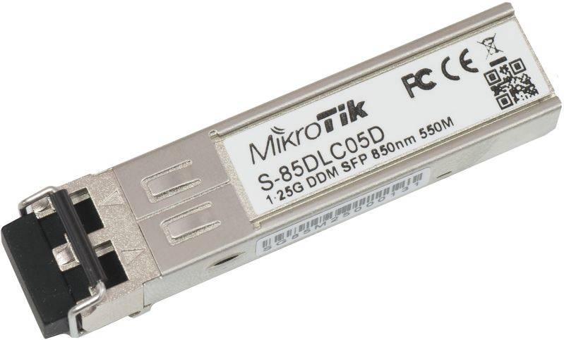 Mikrotik S-85DLC05D - SFP (Mini-GBIC)-Transceiver-Modul - SFP (mini-GBIC) / LC Multi-Mode - bis zu 550m - 850 nm