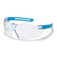 uvex x-fit 9199265 Schutzbrille inkl. UV-Schutz Blau, Transluzent