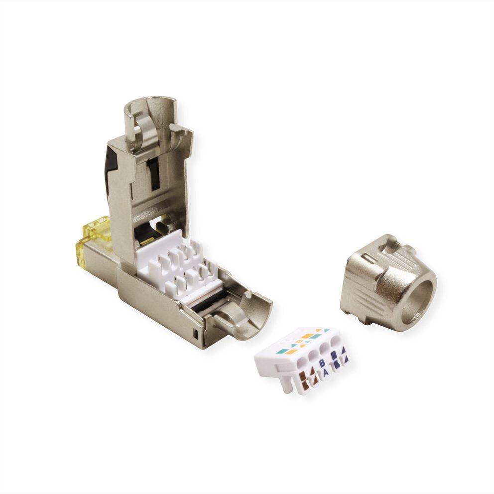 ROLINE Feldkonfektionierbarer RJ-45-Stecker Kat.8 (Class I)
