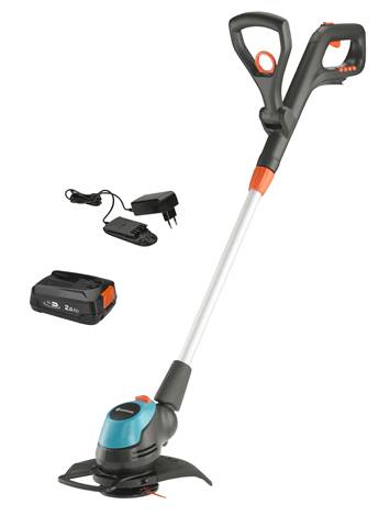 GARDENA EasyCut 23/18V P4A Ready-To-Use-Set Rasentrimmer inkl. Akku, inkl. Ladegerät 18 V