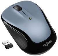 Logitech M325s - Maus - rechts- und linkshändig - optisch - 5 Tasten - kabellos - 2.4GHz - kabelloser Empfänger (USB)