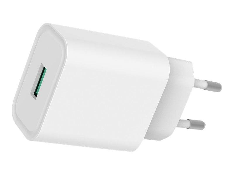 Roline 19.11.1061 USB Ladegerät 18W 1x USB-A Weiß Innenbereich