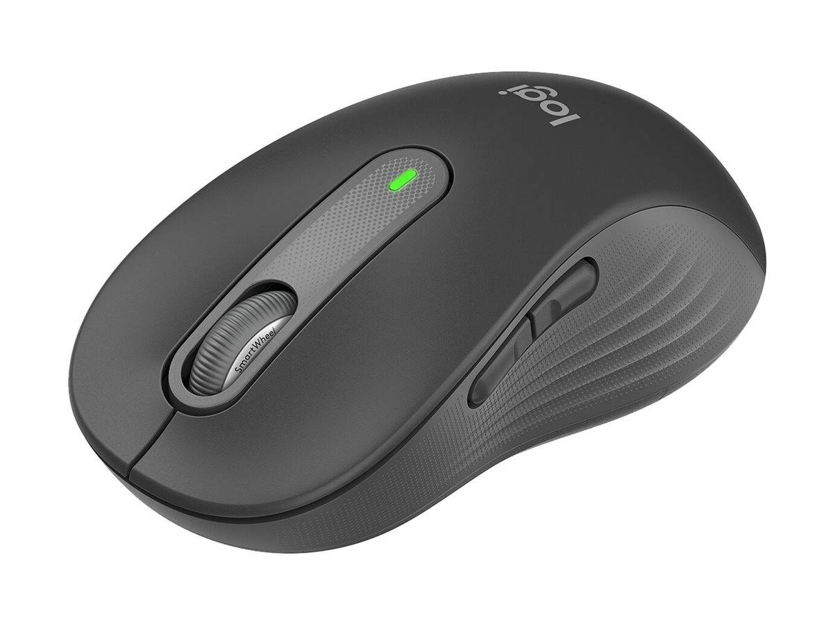 Logitech Signature M650 L Maus Funk, Bluetooth® Rechtshänder Größe: L Optisch Graphite 5 Tasten 4000 dpi