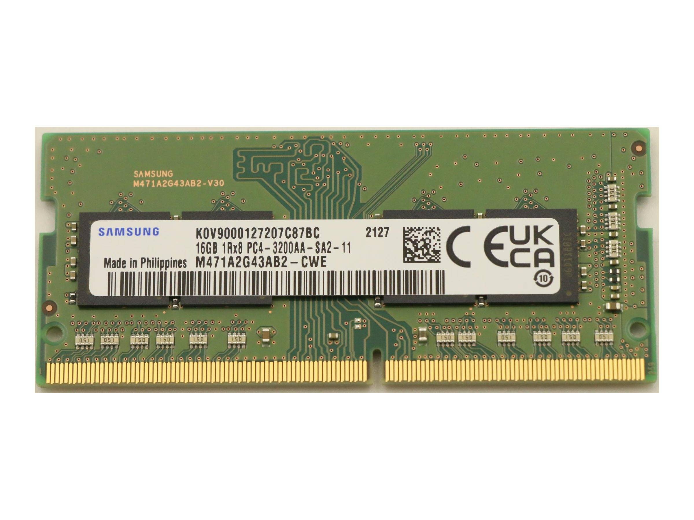 LENOVO - Samsung - DDR4 - Modul - 16 GB - SO DIMM 260-PIN