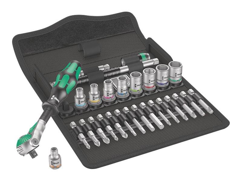 Wera 8100 SA 9 Zyklop Steckschlüsselsatz zöllig 1/4" 28teilig 05004019001
