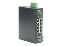 ROLINE Industrie Switch, 6x RJ-45, 2x ST, unmanaged