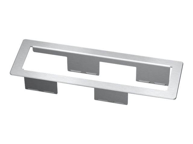 Kindermann CablePort frame with facet, 4-fold - Rahmen für Tischanschlussfeld -