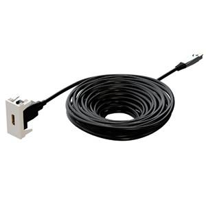 SUPERMICRO - Kindermann Konnect flex 45 click - Highspeed - HDMI-Kabel mit Ethernet - 15 m - Hybrid Kupfer/Kohlefaser -