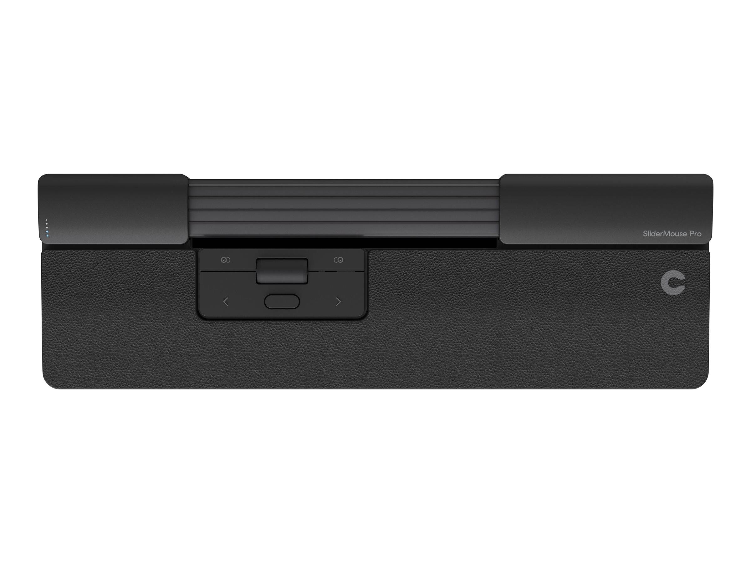Contour SliderMouse Pro - Maus - mit schmaler Armauflage und veganem Leder