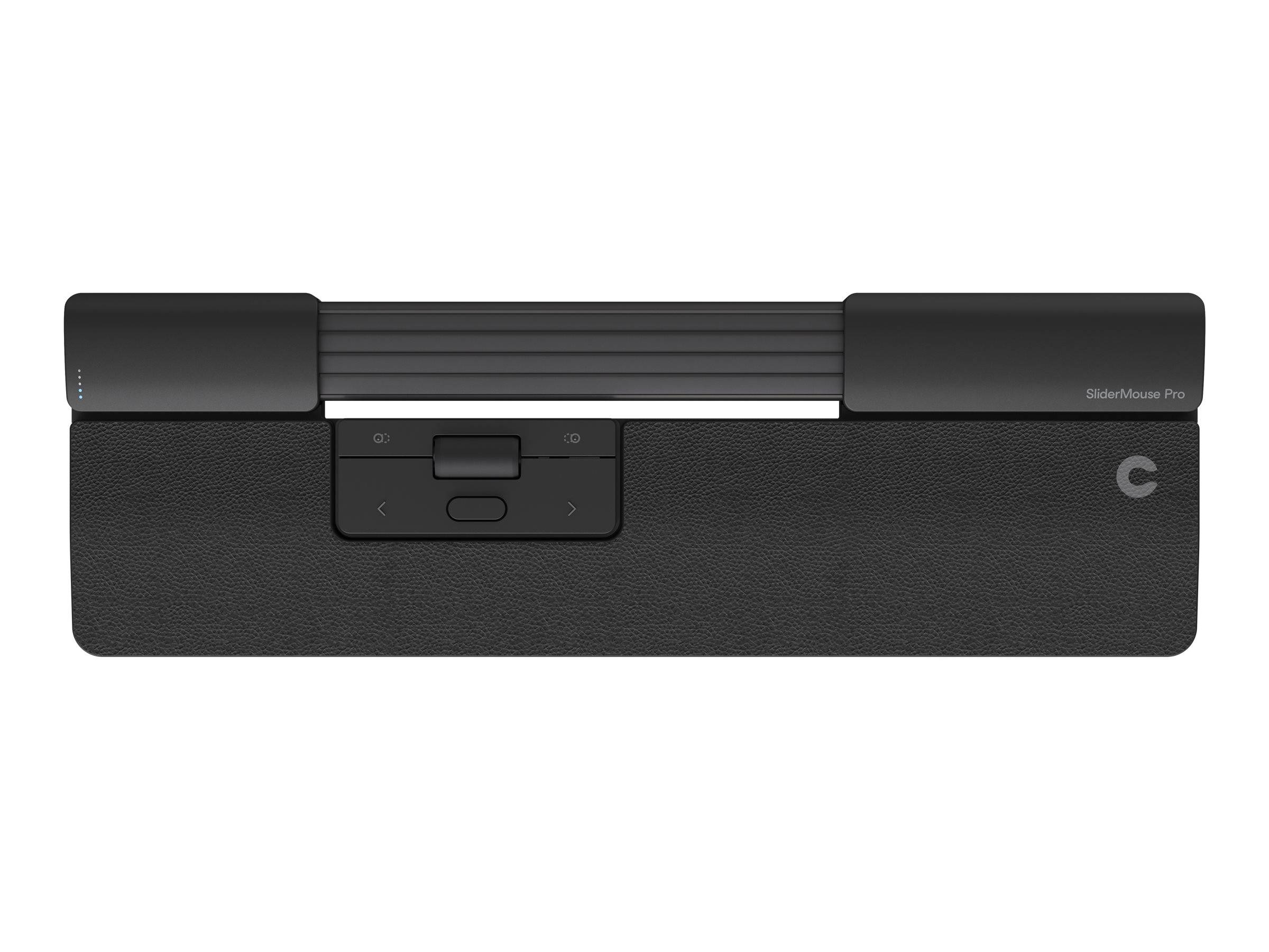 Contour SliderMouse Pro - Maus - mit schmaler Armauflage und veganem Leder