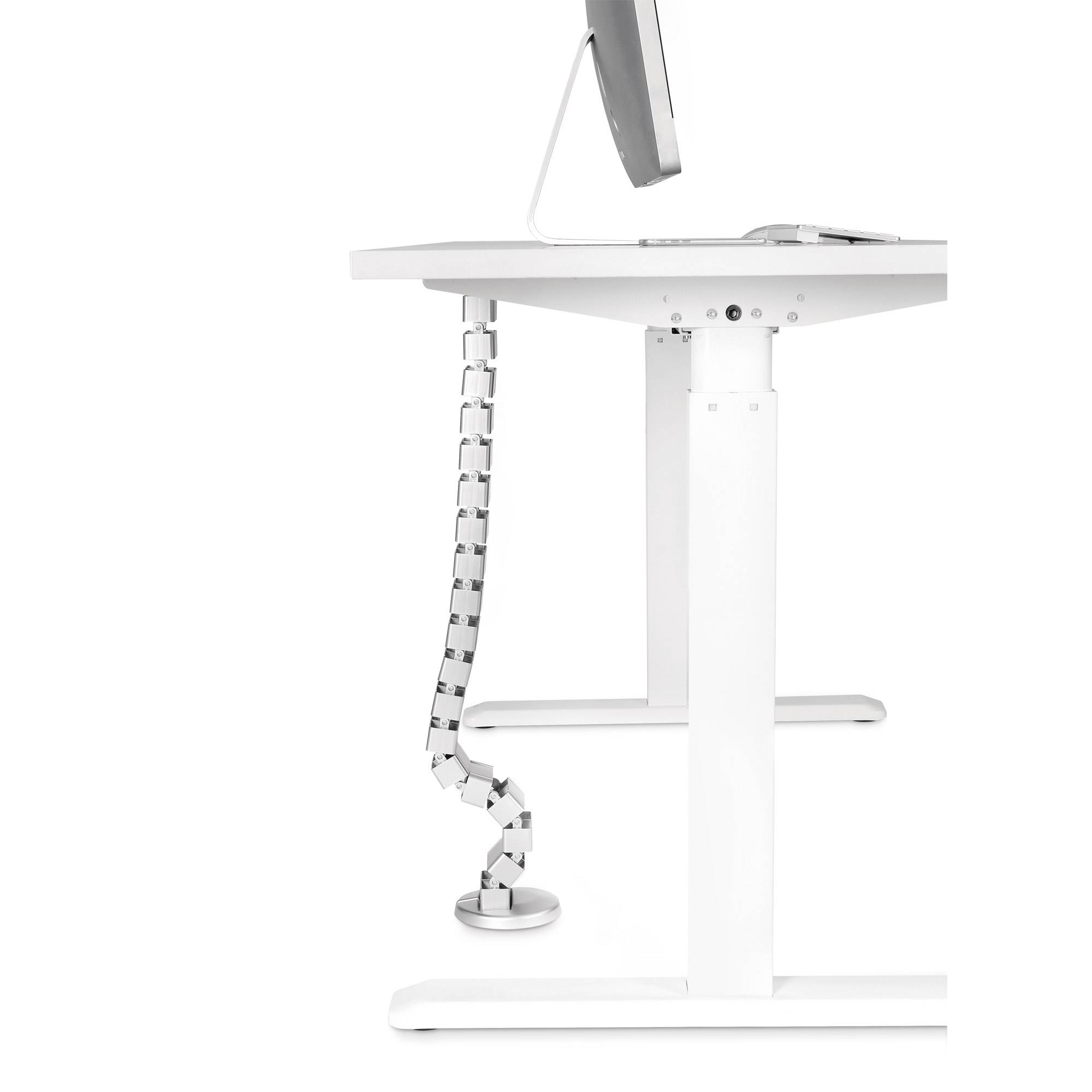 InLine® Kabelkanal flexibel für höhenverstellbare Tische, 4 68x36mm