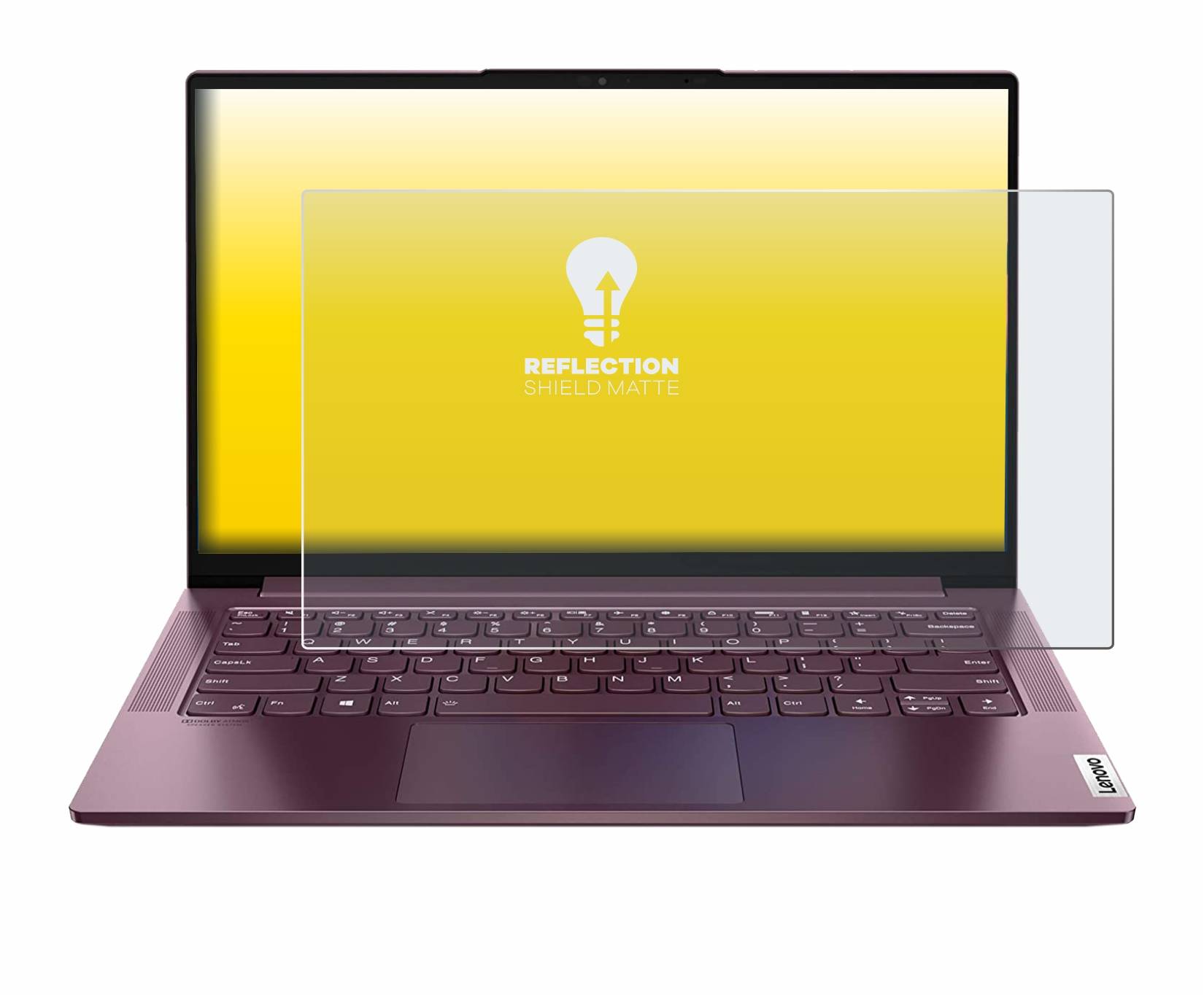 upscreen Reflection Shield Matte Premium Displayschutzfolie für Lenovo Yoga Slim 7 14ARE05