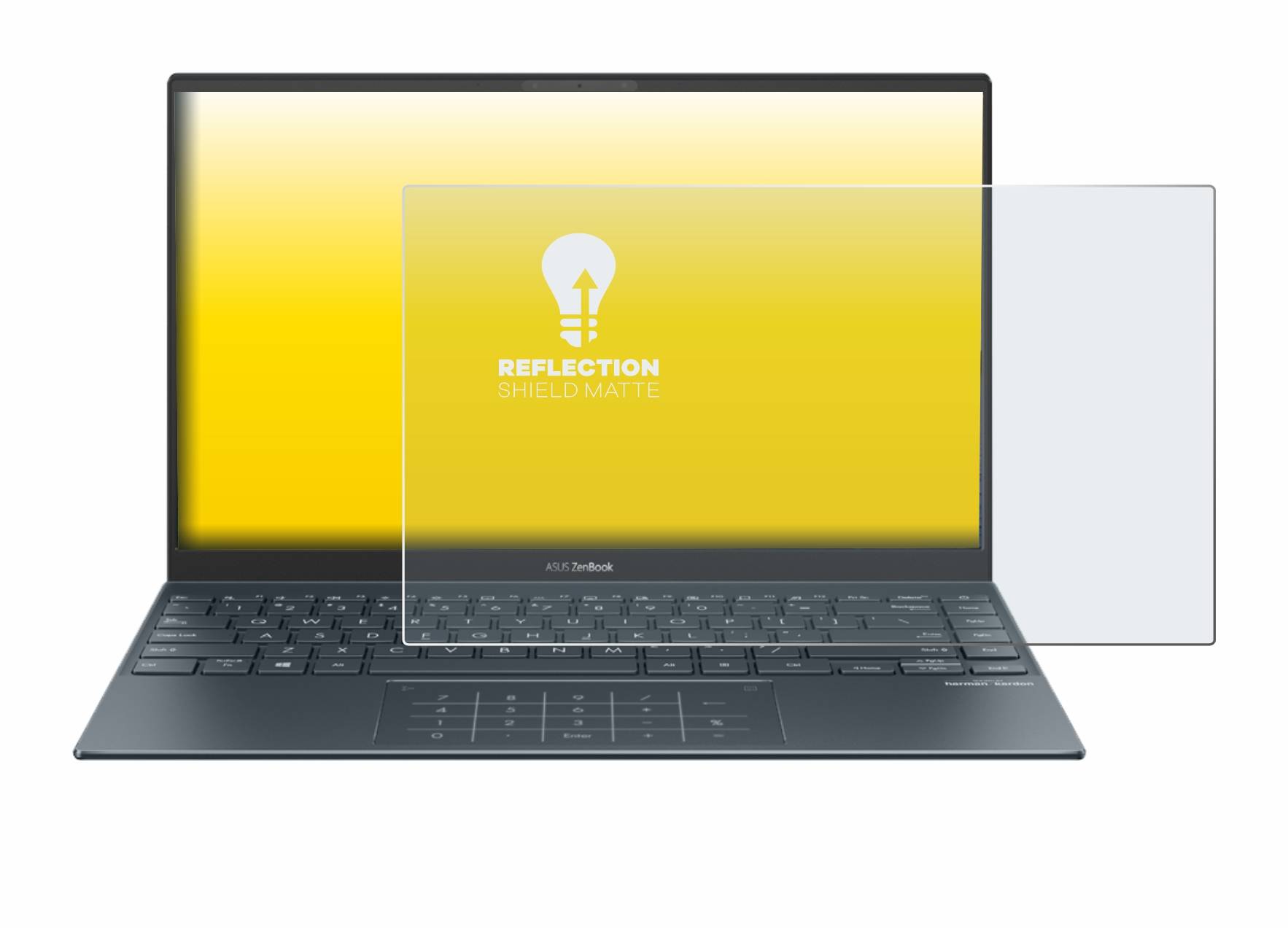 upscreen Reflection Shield Matte Premium Displayschutzfolie für Asus ZenBook 14