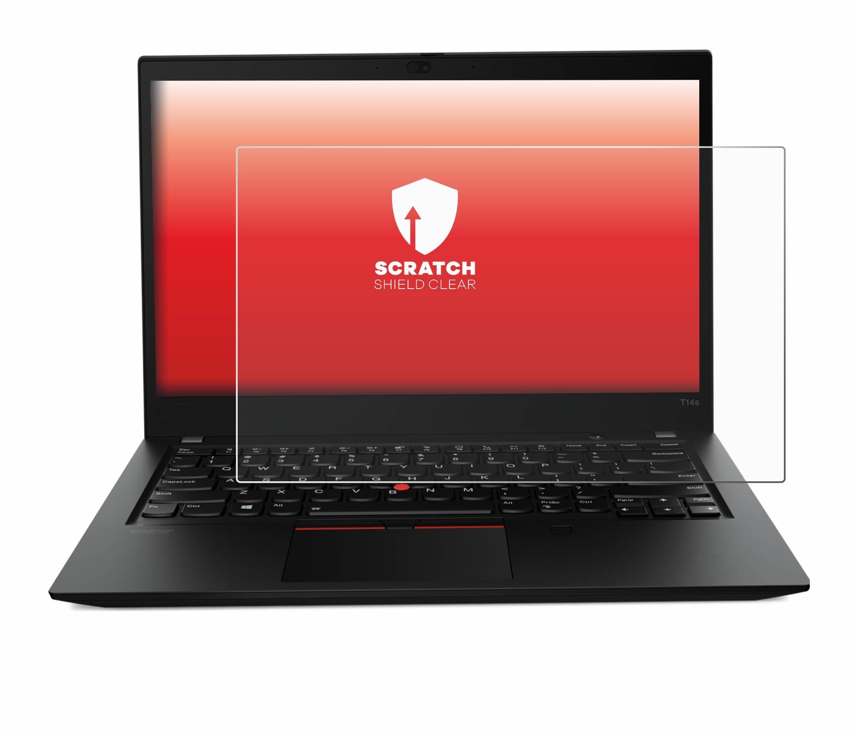 upscreen Schutzfolie für Lenovo ThinkPad T14s Gen 1 Kratzschutz Anti-Fingerprint Klar