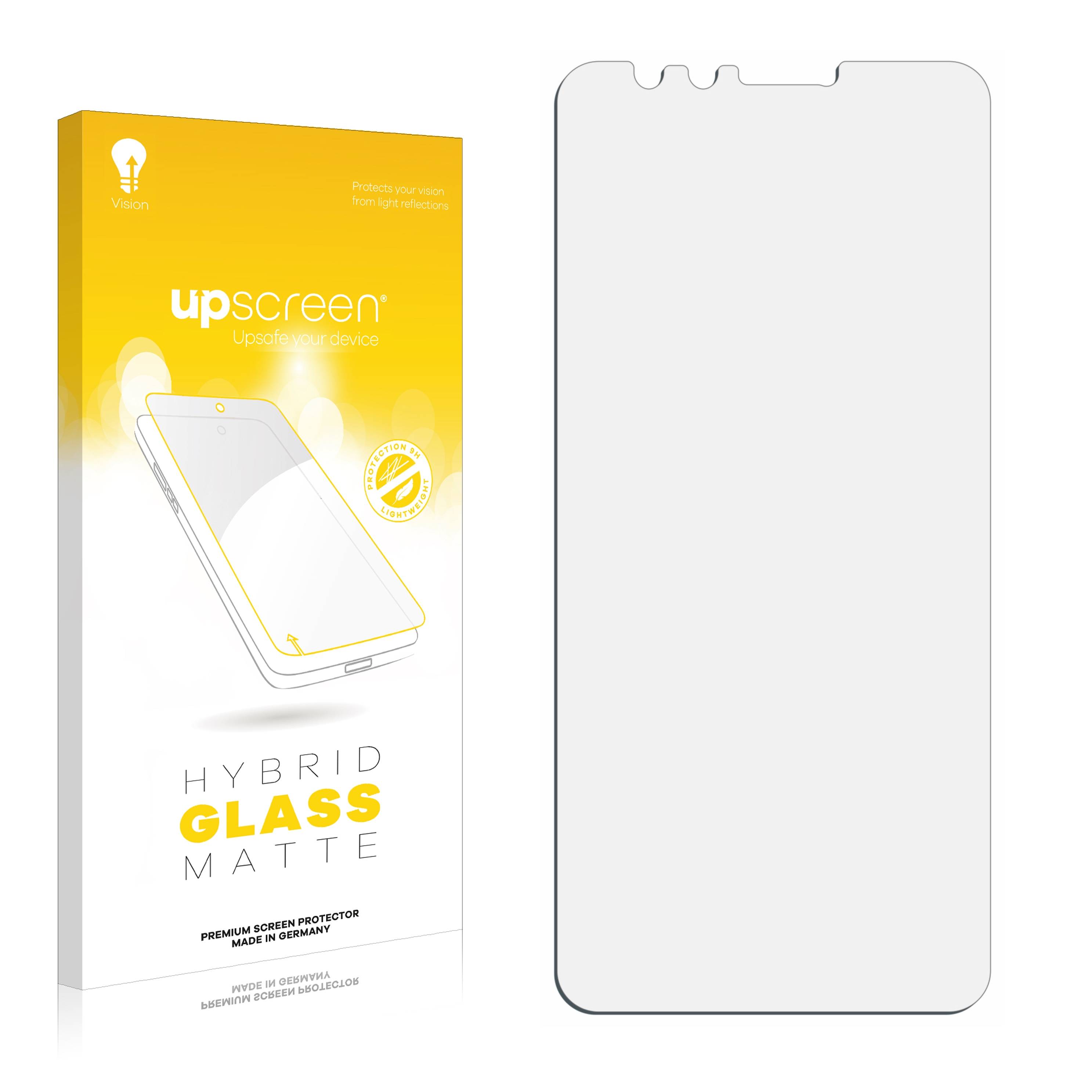 upscreen Flexible Panzerglasfolie für Honor 9 Lite Schutzglas 9H Hybridglas Matt Entspiegelt