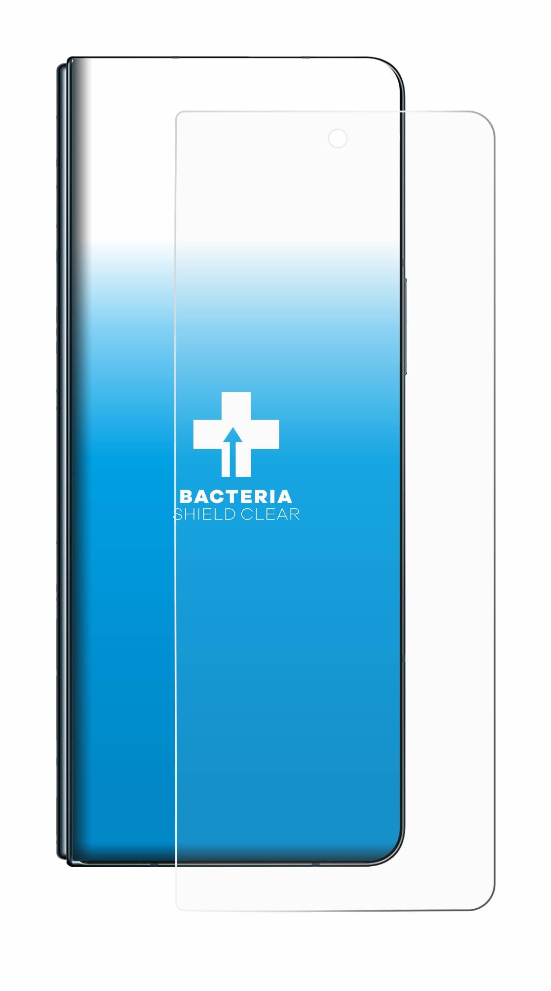 upscreen Schutzfolie für Samsung Galaxy Z Fold 4 Antibakterielle Folie Klar Anti-Kratzer