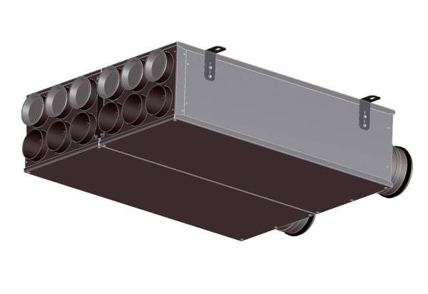 Kombi-Schalldämmverteiler KSDV 2-125/12-75 - Maico Ventilatoren