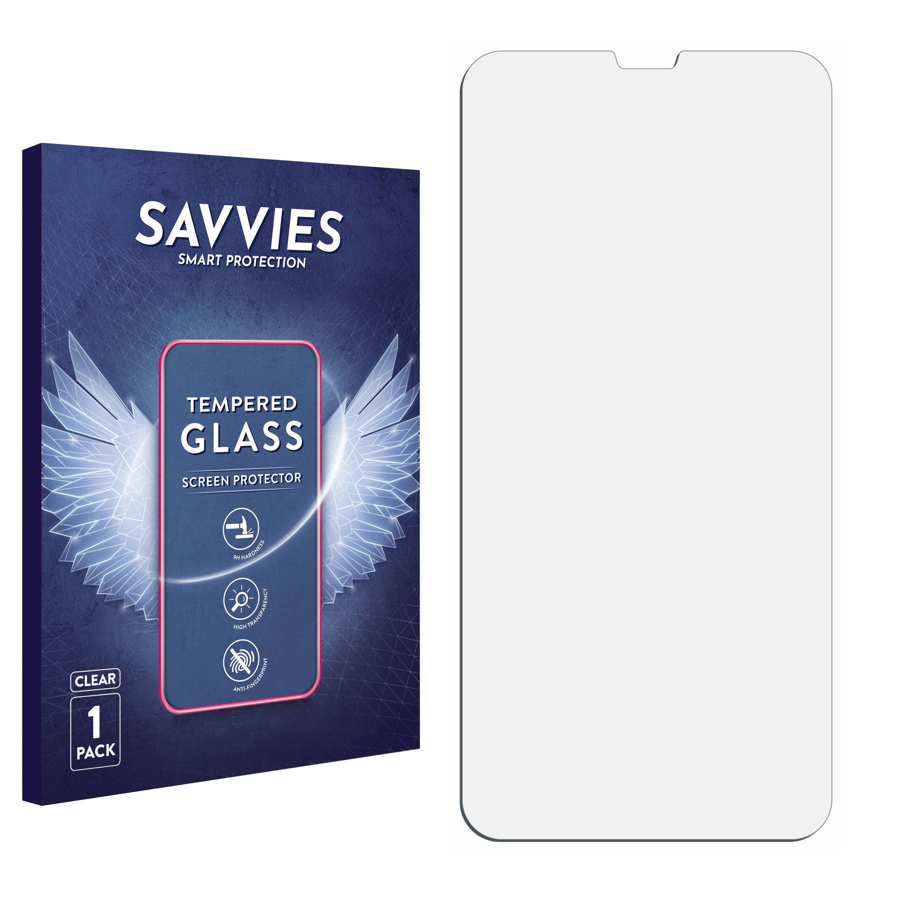 Savvies Schutzglas für Apple iPhone 11 Pro Max Echtglas 9H-Härte klar