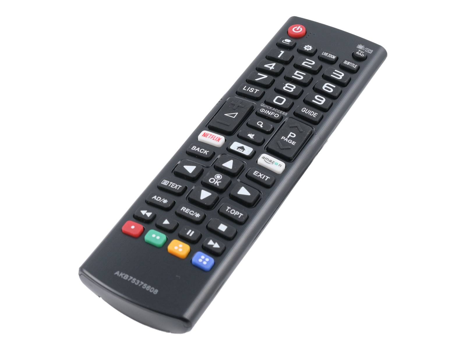 azurano Fernbedienung AKB75375608 für LG 4K UHD LK UK SK & OLED W G E C B Serien ab 2018 - SUB AN-MR18BA