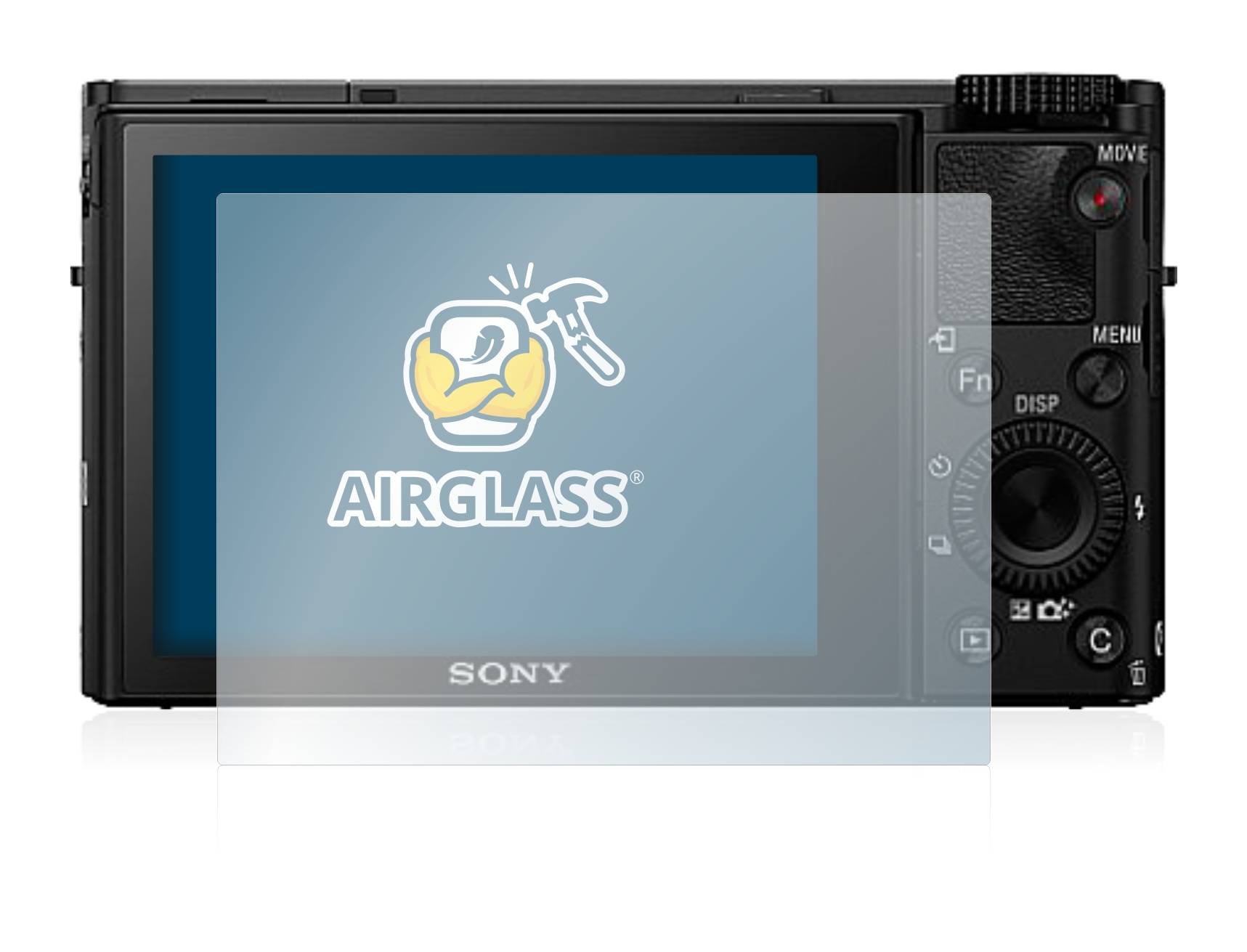 BROTECT AirGlass Flexible Schutz Glas Folie für Sony Cyber-Shot DSC-RX100 IV Klar Transparent