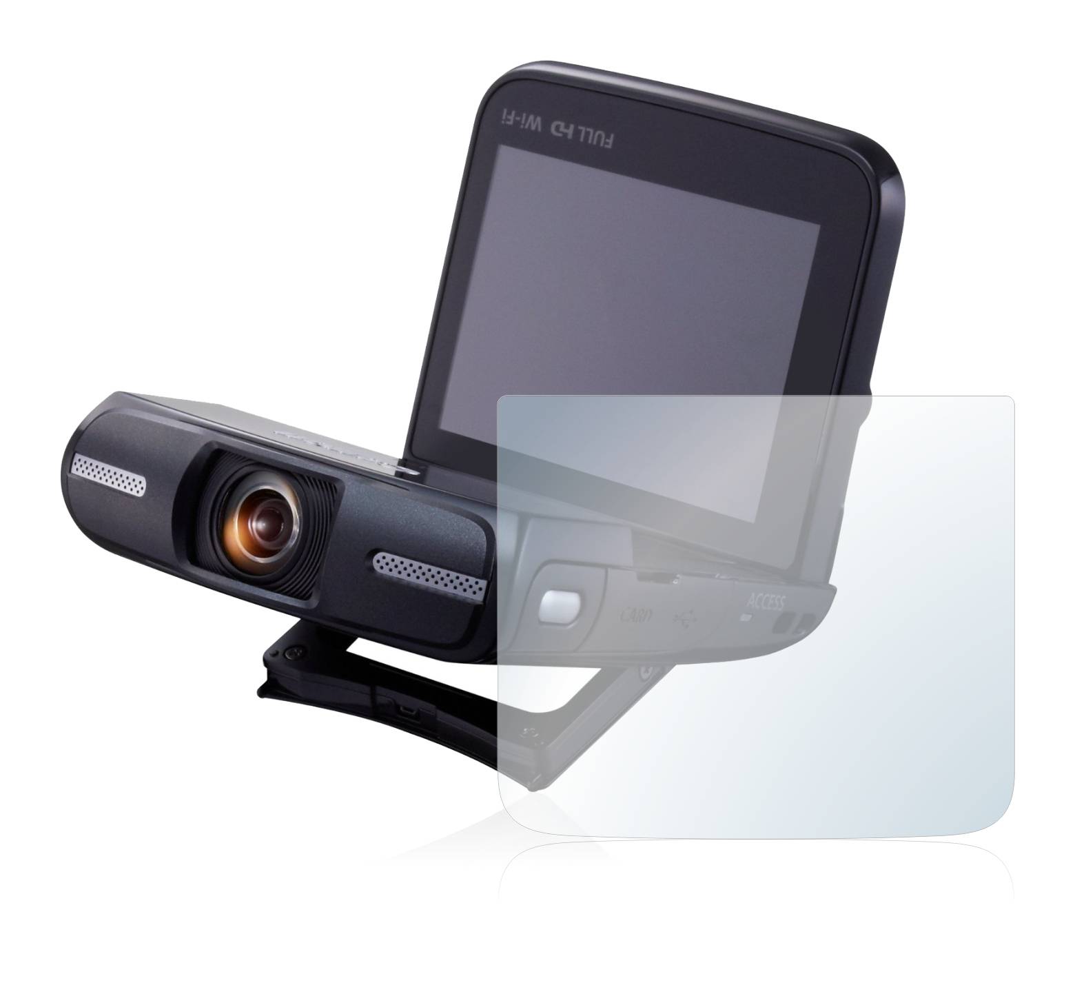 BROTECT AirGlass Flexible Schutz Glas Folie für Canon Legria Mini Klar Transparent
