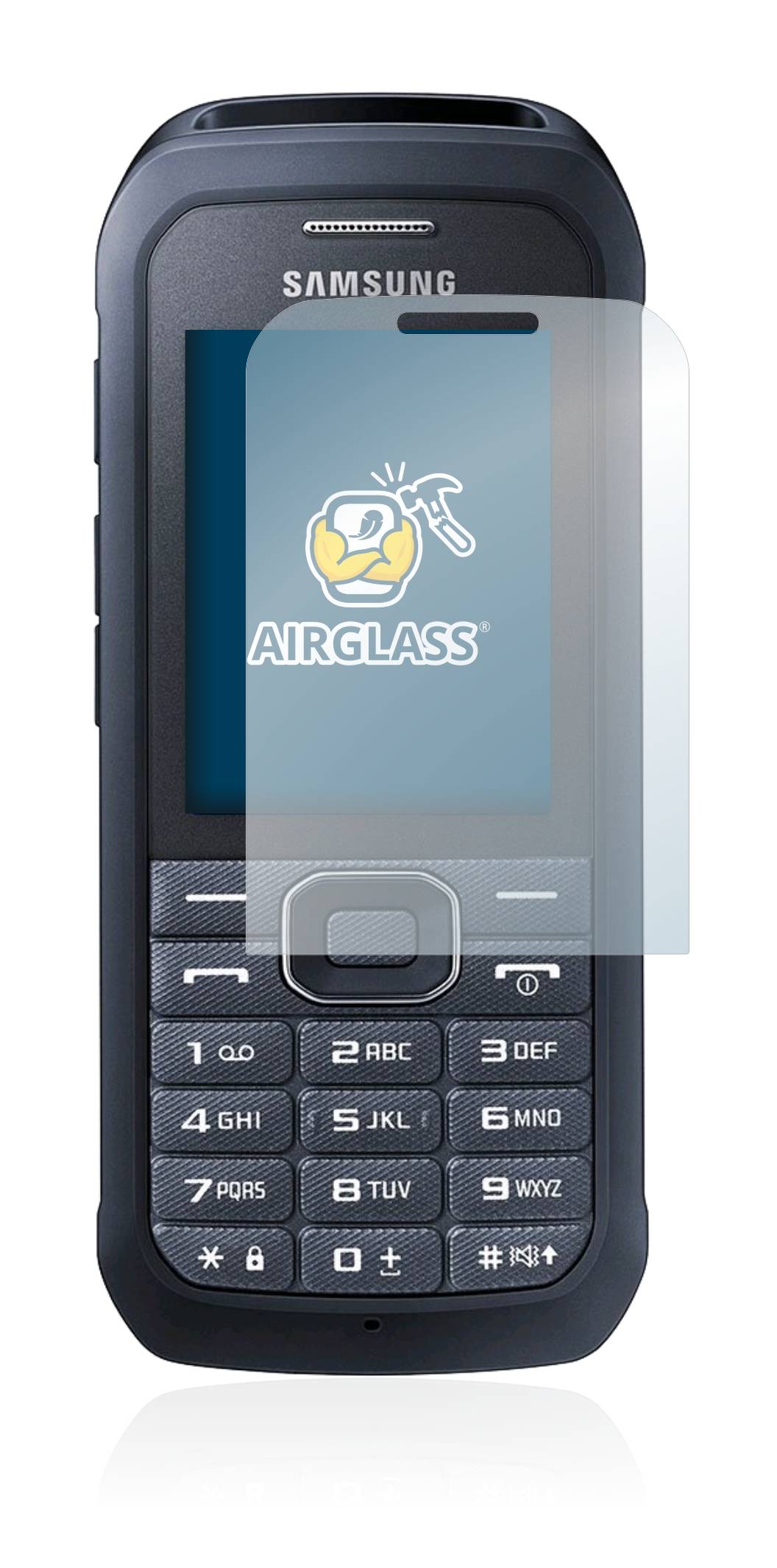 BROTECT AirGlass Flexible Schutz Glas Folie für Samsung Xcover 550 Klar Transparent