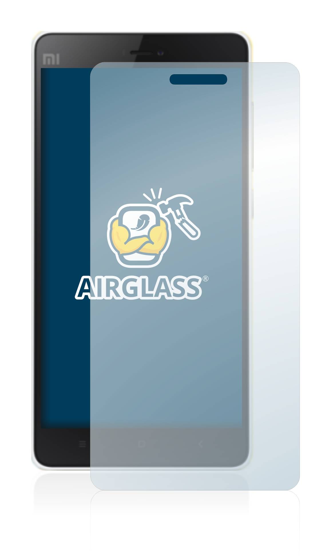 BROTECT AirGlass Flexible Panzerglasfolie für Xiaomi Mi 4c Klar Transparent