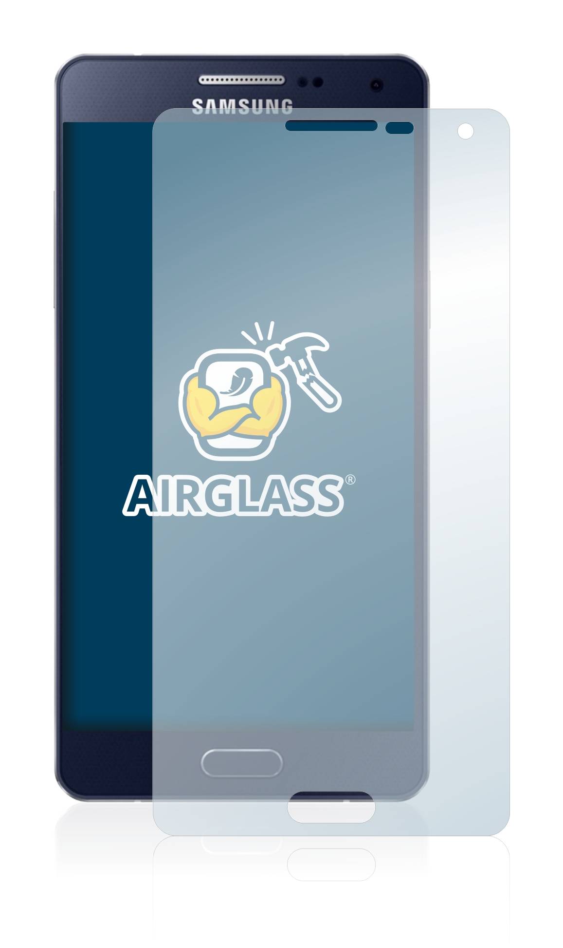 BROTECT AirGlass Flexible Schutz Glas Folie für Samsung Galaxy A5 2015 Klar Transparent