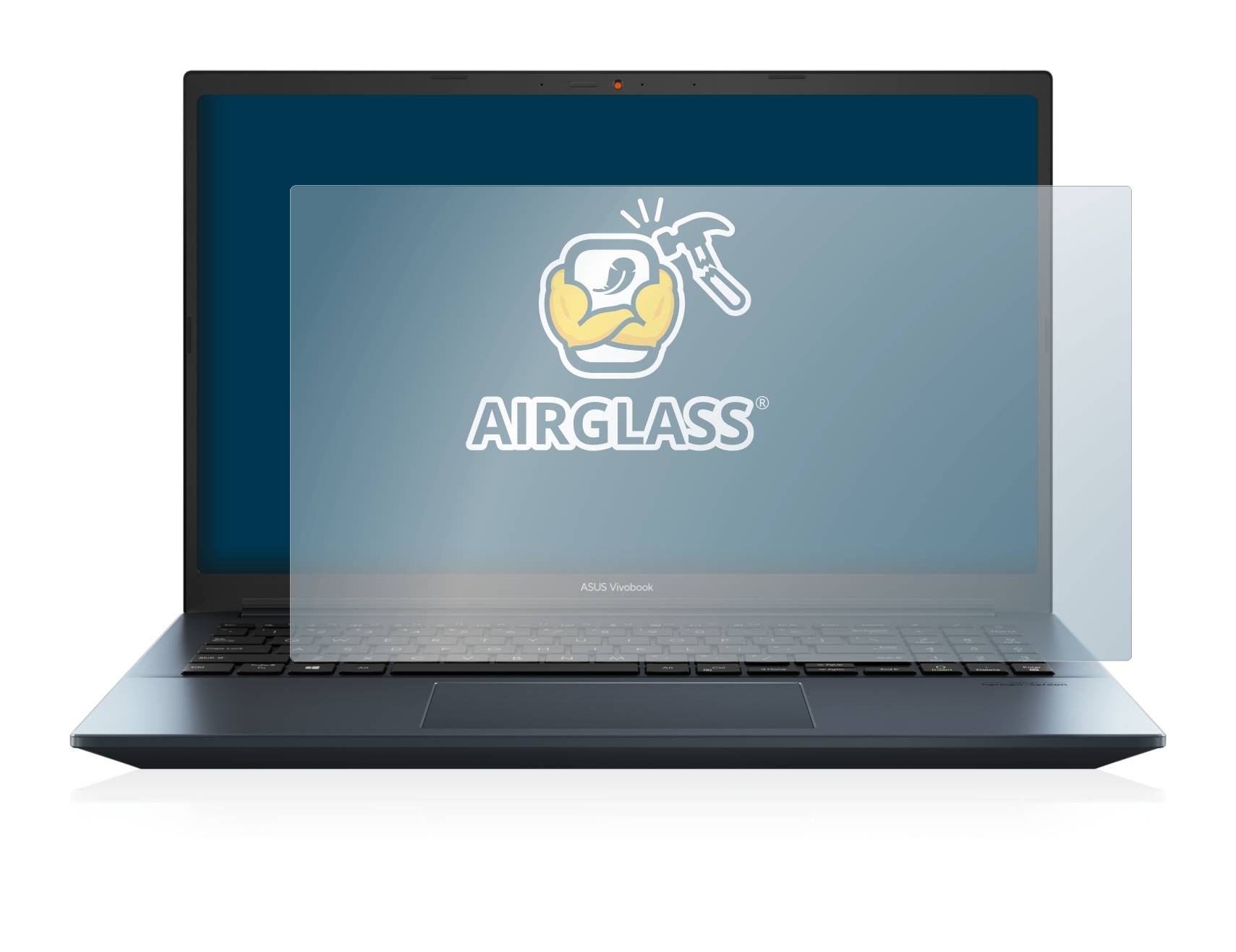 BROTECT AirGlass Schutzglas Folie für Asus VivoBook Pro 15