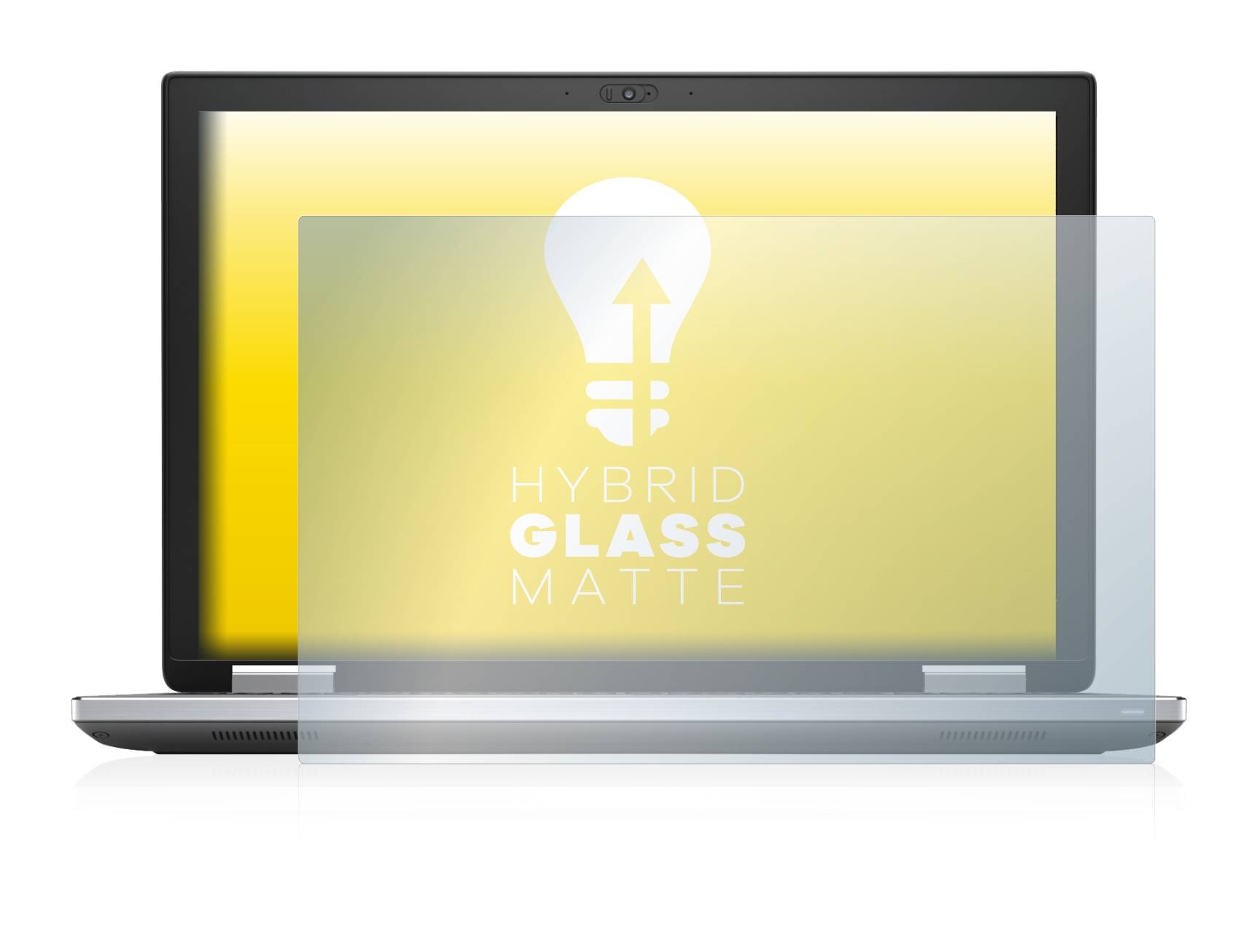 upscreen Hybrid Glass Matte Premium Schutzglas Folie für Dell Mobile Precision