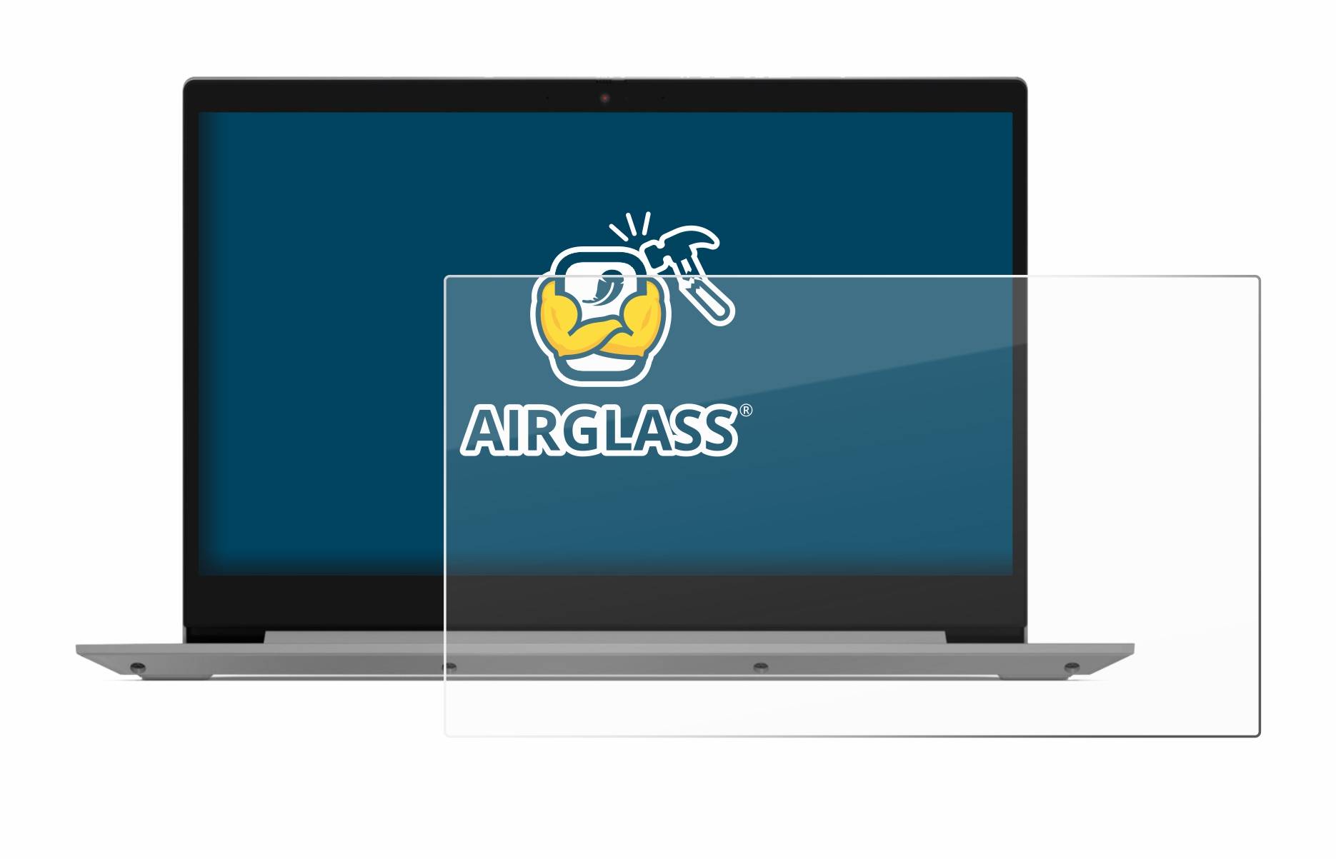 BROTECT AirGlass Flexible Schutz Glas Folie für Lenovo IdeaPad 3 15.6" Klar Transparent