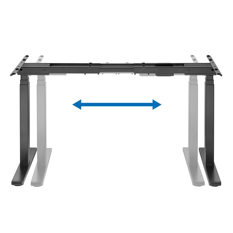 Sit-stand desk frame, dual motor, easy-use controller, black Home &amp; Living Büro-Ausstattung