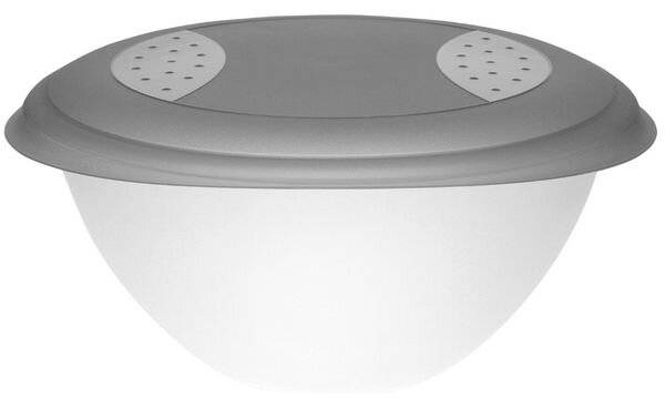 keeeper Salatschale "sandra", mit Deckel, 6,0 Liter, grau